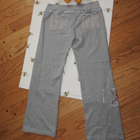 Lulumari Gray Pants Medium - Picture 3 of 6
